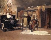 Stacy Tolman The Musicale oil painting